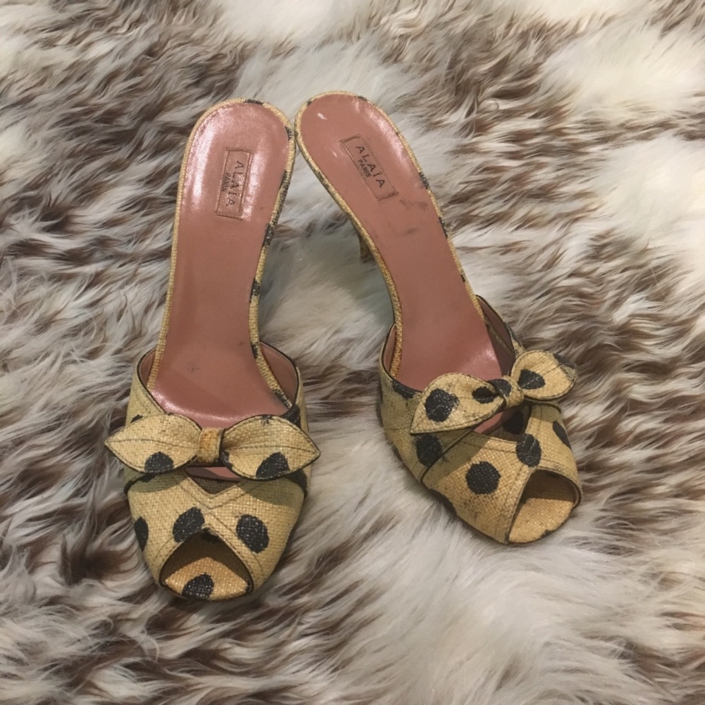 Polka Dot Alaia Sandals